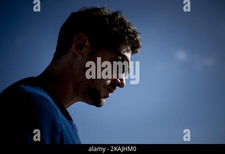 Regisseur Fernando Guzzoni nimmt am 21. September 2016 im Maria Cristina Hostel in San Sebastian, Spanien, an der Premiere von`Jesus´ während des San Sebastian International Film Festival 64. Teil. (Foto von Samuel de Roman/Coolmedia/NurPhoto) *** Bitte nutzen Sie die Gutschrift aus dem Kreditfeld *** Stockfoto